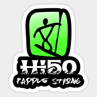 HI-50 Paddle Strong Sticker